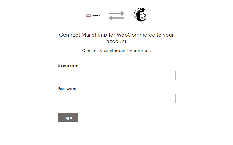 MailChimp for WooCommerce 使い方２（アカウントにログイン）